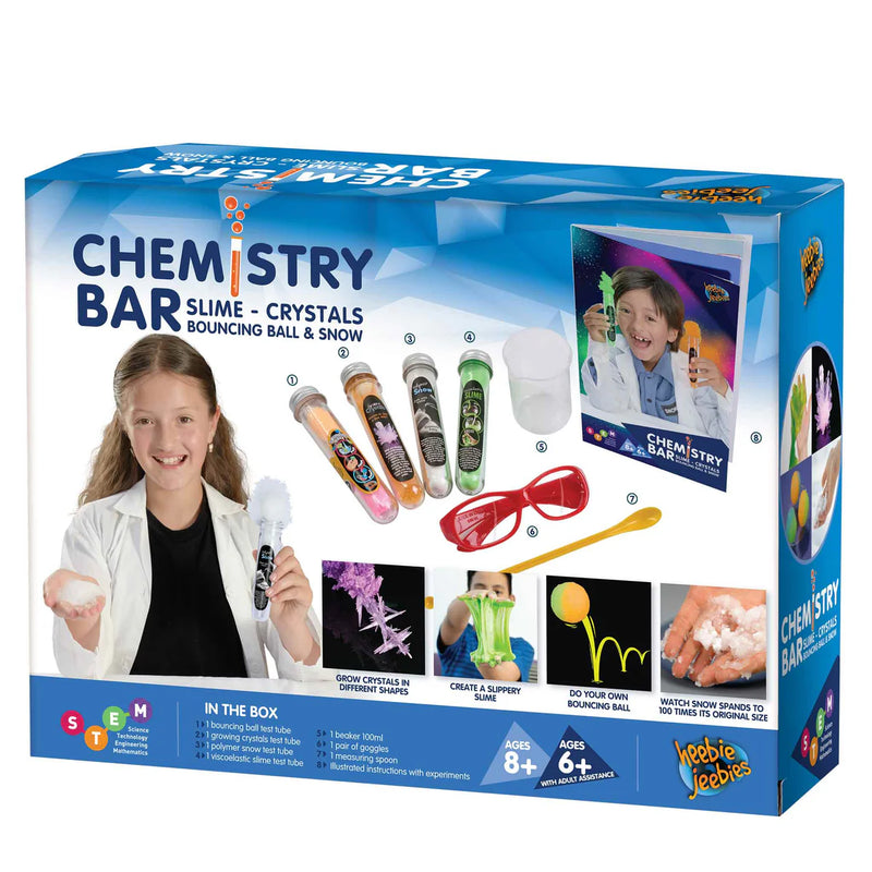 Heebie Jeebies Science Kit Chemistry Bar STEM Toys Science Kits Early Science STEM Toys Best Seller Gifting Idea for 8yrs+