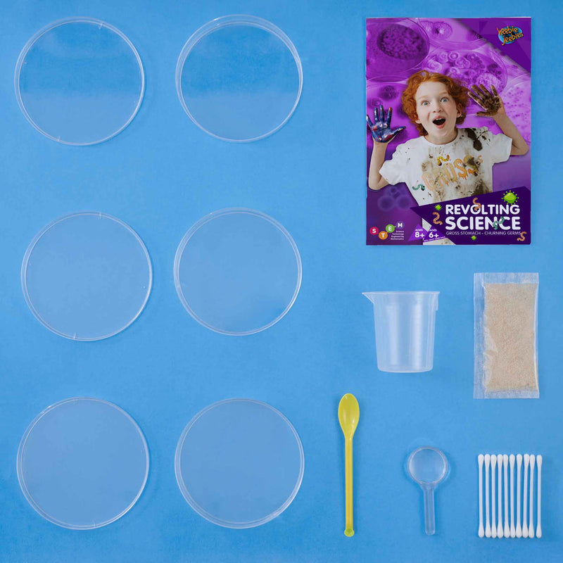 Heebie Jeebies Revolting Science Microbial world of Bacteria Grow STEM Toys Early Science STEM Toys Gifting Idea for 8yrs+