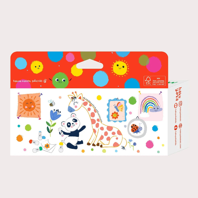 Haku Yoka Dot Markers Set of 5 Stationary Art and Craft for Kids 2yrs+