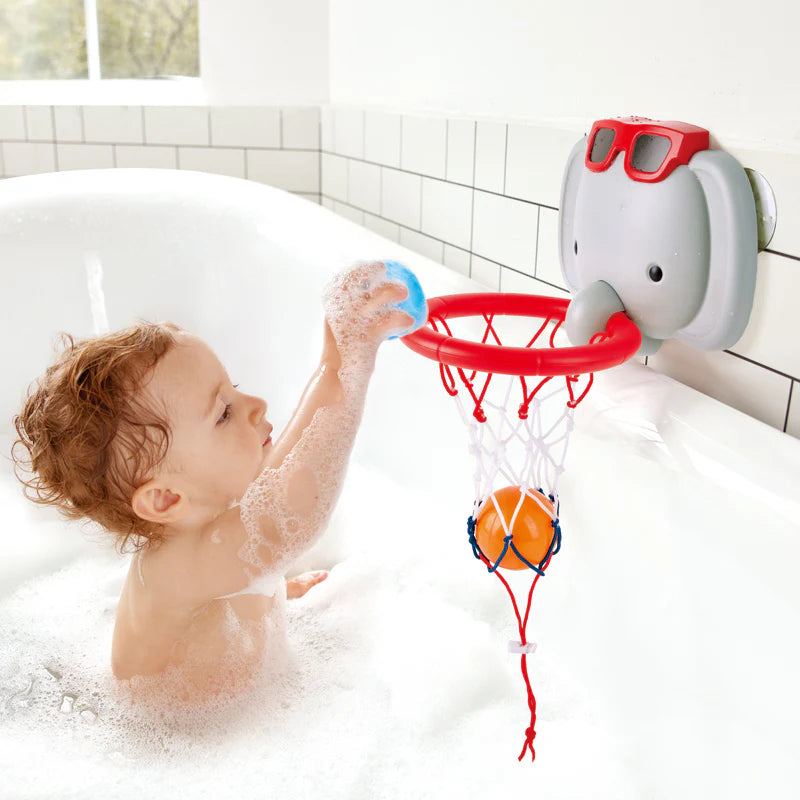Hape Bath Time Basketball Elephant Bath Toys Developmental Toys for Toddlers Best Seller 18m+
