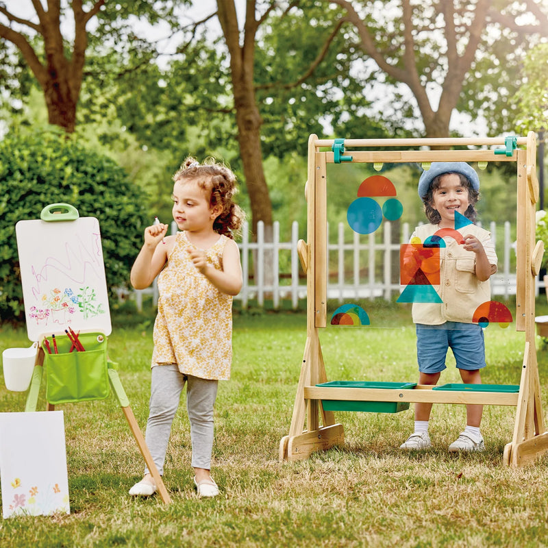 Hape Outdoor Art Easel Art and Craft for Kids Gift Idea for 3yrs+ (Furniture Shipping)