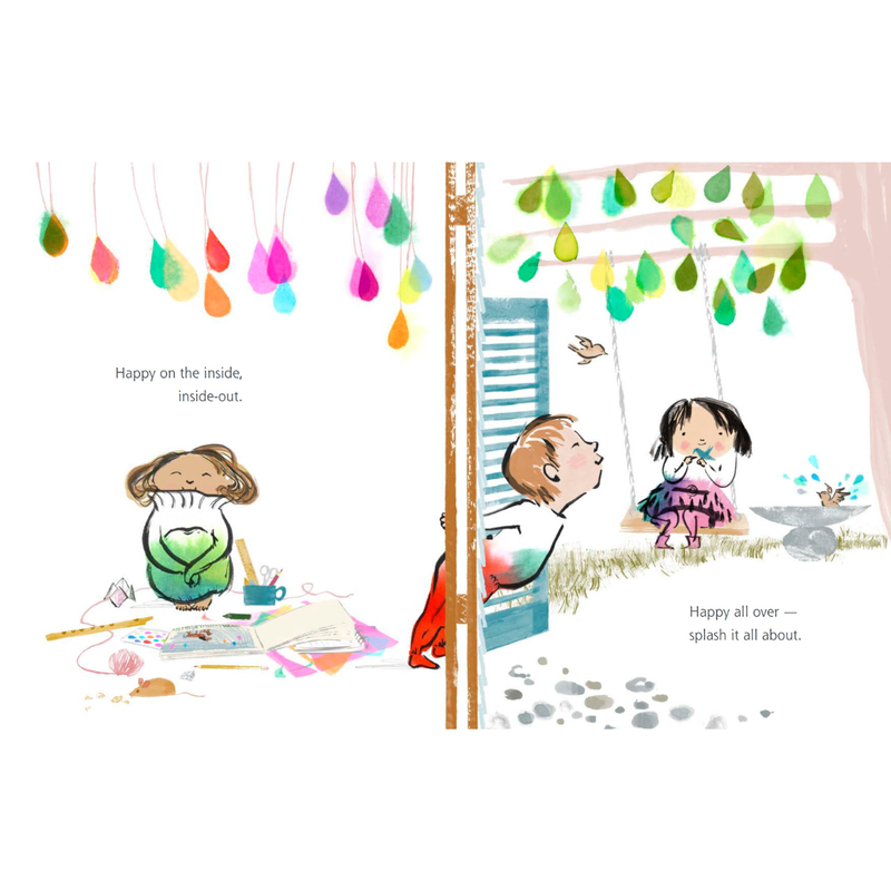 Happy All Over (Hardcover) by Emma Quay Kids Picture Book Minfulness