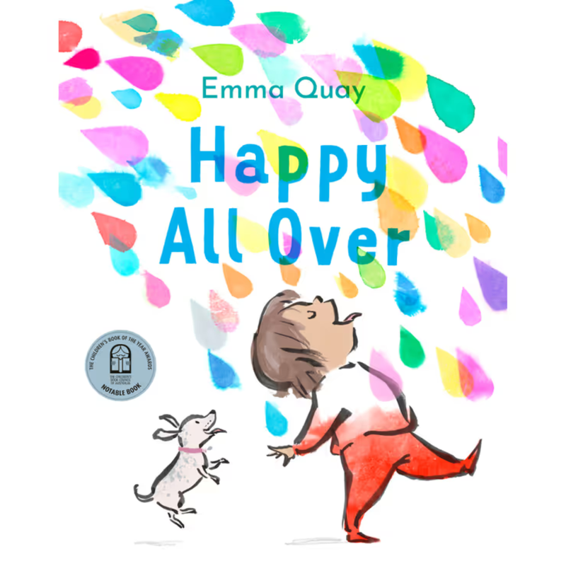 Happy All Over (Hardcover) by Emma Quay Kids Picture Book Minfulness