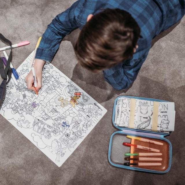 Hey Doodle Travel Case Art and Craft for Kids Travel Toy Best Seller 3yrs+