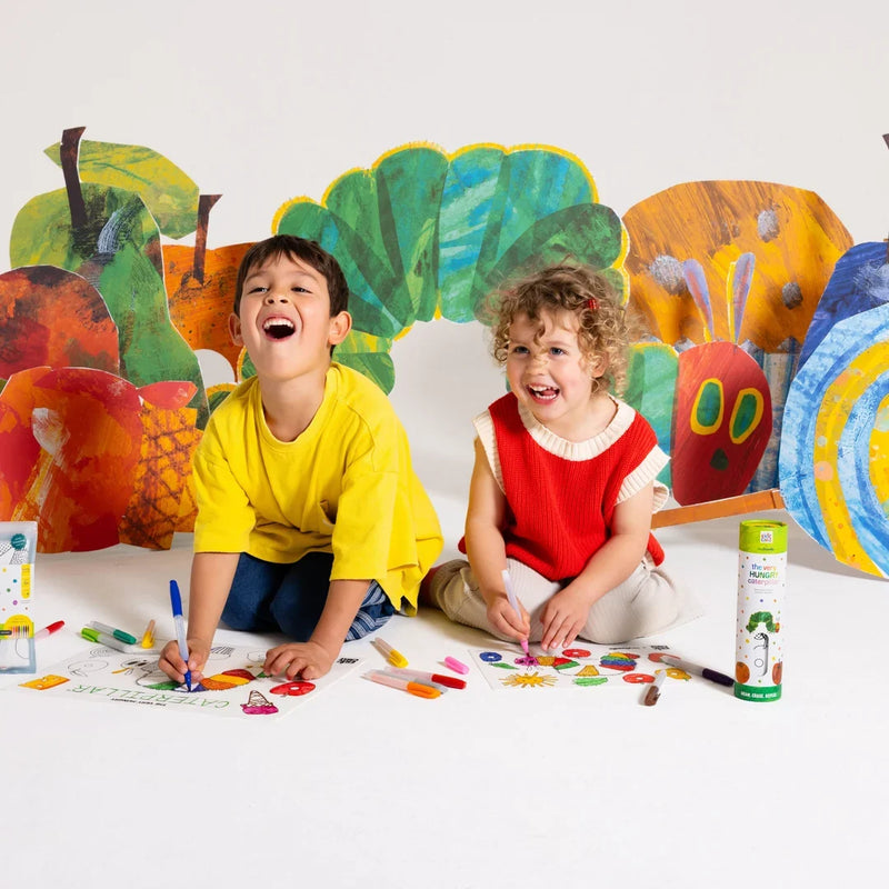 Hey Doodle The Very Hungry Caterpillar Mini Colouring & Doodle Mat Travel Toys Art and Craft for Kids 3yrs+