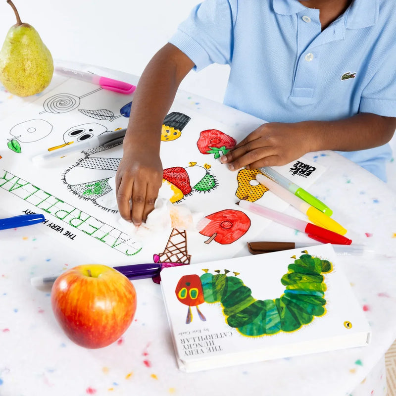 Hey Doodle The Very Hungry Caterpillar Classic Colouring & Doodle Mat Travel Toys Art and Craft for Kids 3yrs+
