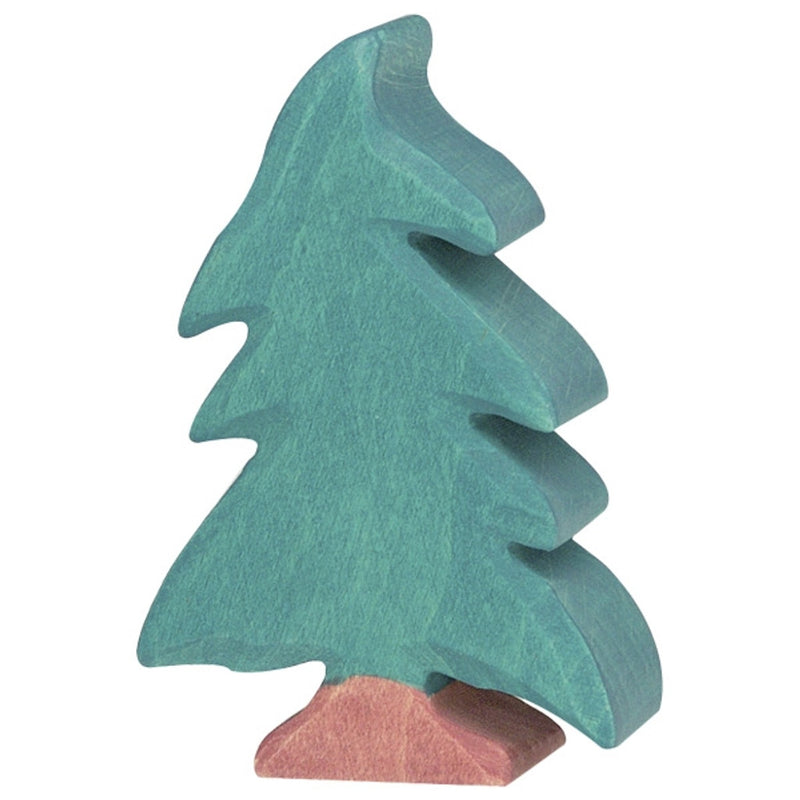 Holztiger Conifer Small Christmas Wooden Woodland and Meadow Tree Figurine Christmas Range 3yrs+