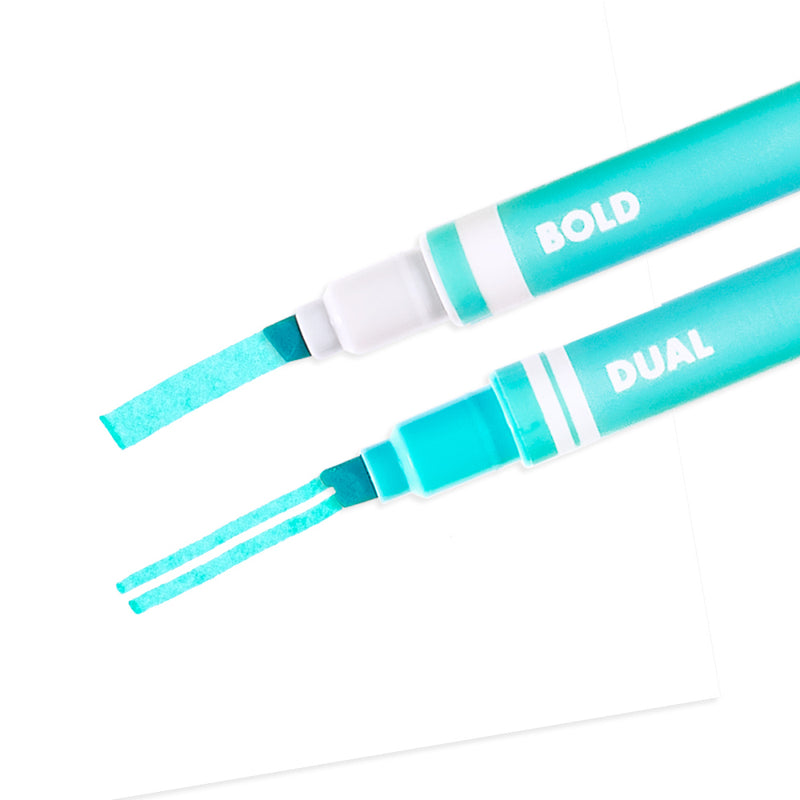 Ooly 6 Dual Neon Liners Double Ended Highlighters with dual-nibbed ends for planer and note taking Stationary Art and craft for kids Retired 6yrs+