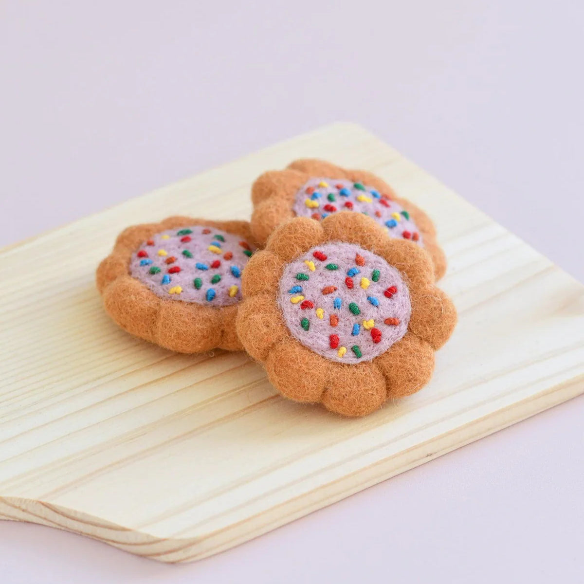 Tara Treasures Felt 100s and 1000s Biscuits Set of Play Food