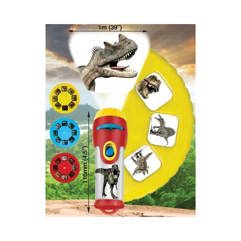 Brainstorm Toys Dinosaur Torch and Projector by Brainstorm Outdoor Travel Toys Dinosaur toy Early Science STEM Toys Dinosaur and Dragon Theme 3yrs+