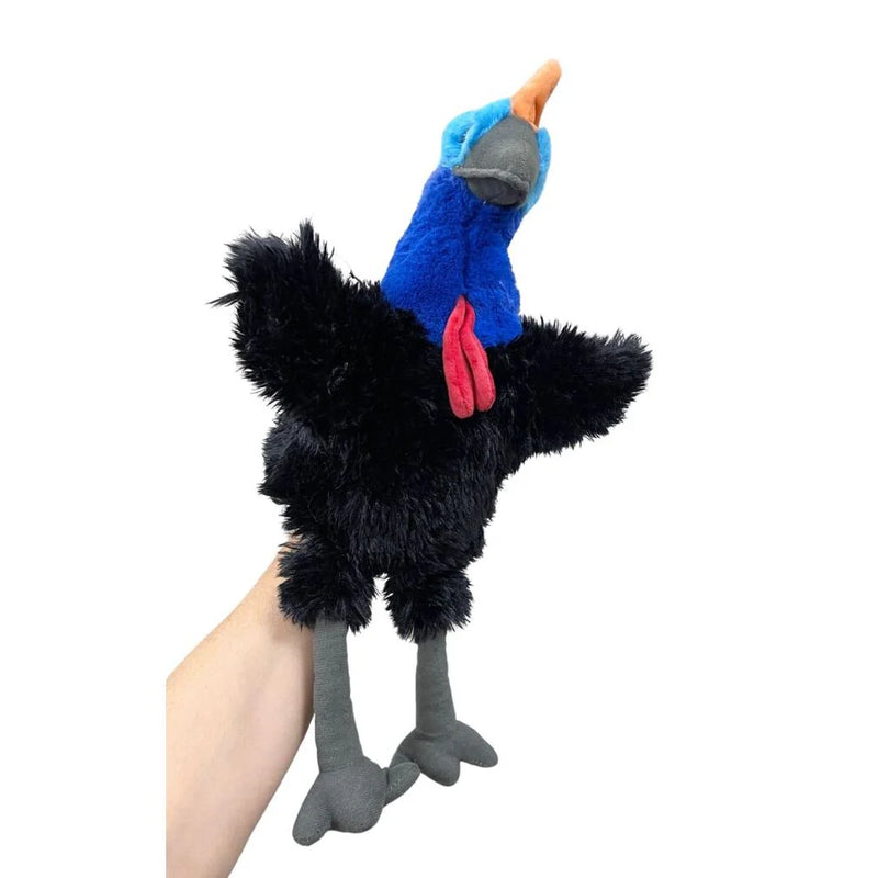 Eco Cassowary Hand Puppet 25cm By Eco Buddies Pretend and Imaginative Play Toy 3yrs+