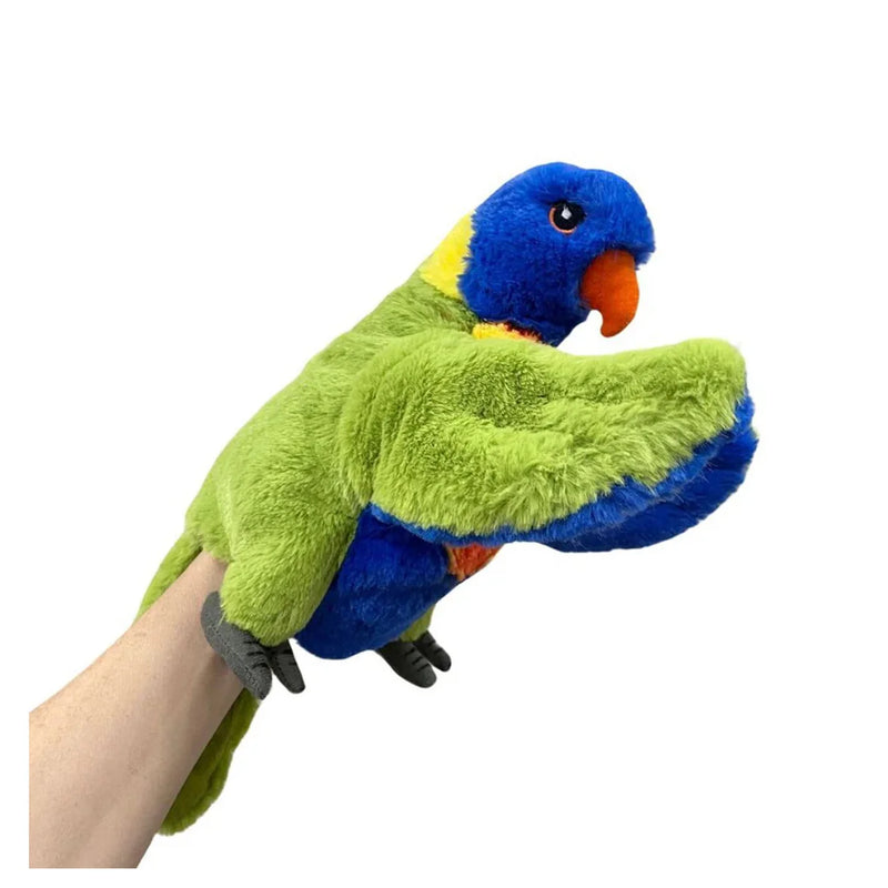 Eco Lorikeet Hand Puppet 25cm By Eco Buddies Pretend and Imaginative Play Toy 3yrs+