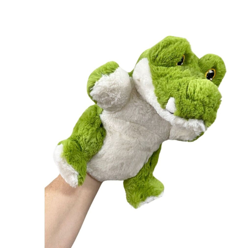 Eco Crocodile Hand Puppet 25cm By Eco Buddies Pretend and Imaginative Play Toy 3yrs+