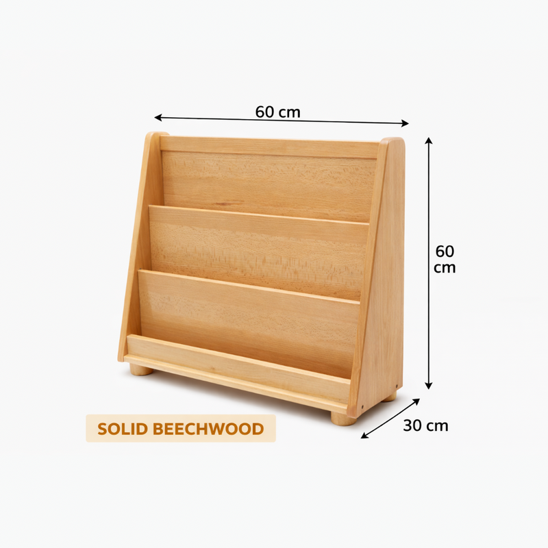 Beechwood Free Standing Book Shelf 30(D) x 60 (L) x 60cm(H) PREORDER July