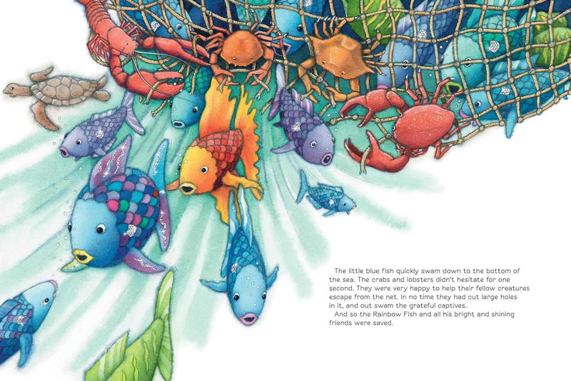 Rainbow Fish and the Great Escape (Hardcover) by Marcus Pfisher Kids Picture Book