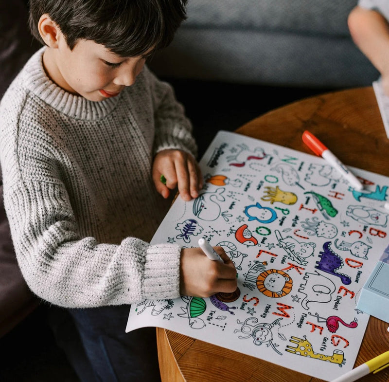 Hey Doodle ABC Into the Wild Travel Art and craft for kids Travel Toys Wild Animals Early Literacy Motor Skills Best Seller Most Loved in Store 3yrs+