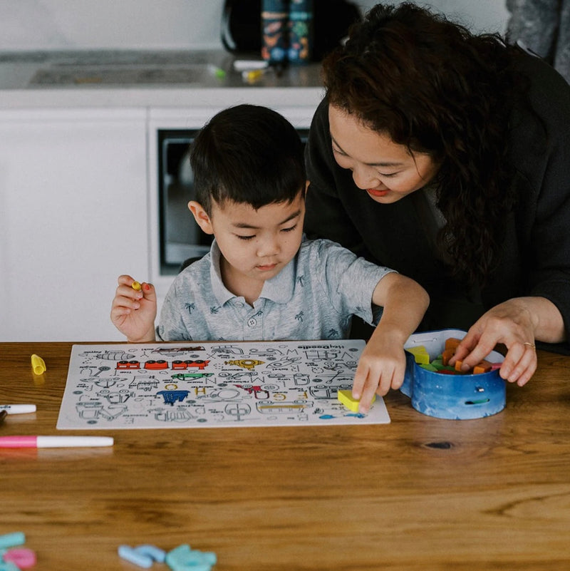 Hey Doodle ABC Toot Toot Honk Art and craft for kids Travel Toy Car Early Literacy Motor Skills Best Seller Most Loved in Store 3yrs+