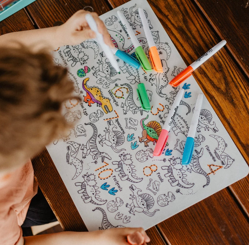 Hey Doodle 123 DinoRoar Art and craft for kids Travel Toys Dinosaur Best Seller Dinosaur and Dragon Theme Most Loved in Store 3yrs+