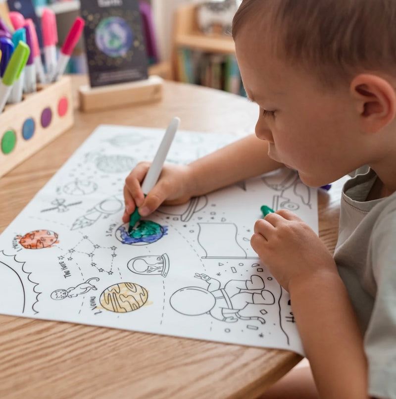 Hey Doodle Outer Space Art and craft for kids Travel Toy Space Toys Space Theme Best Seller Most Loved in Store 3yrs+