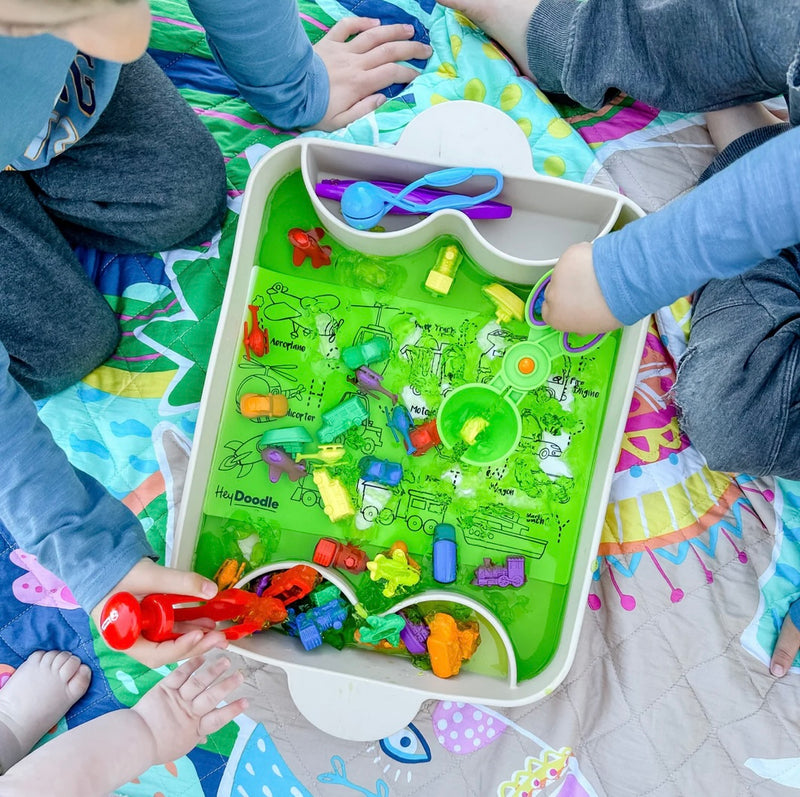 Hey Doodle ABC MiniMats Toot Toot Honk Art and craft for kids Travel Toy Car Best Seller Most Loved in Store 3yrs+