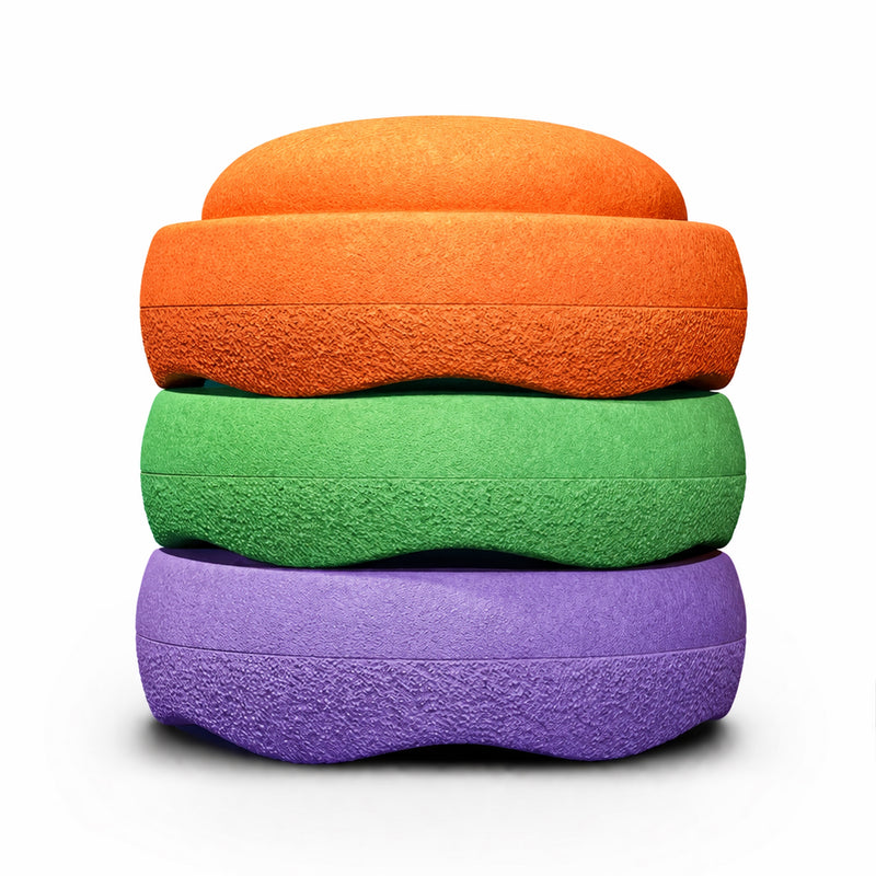 Stapelstein Stepping Stones Classic Secondary Colours 3pcs Set Developmental Toys for Toddlers Gifts Idea 12m+
