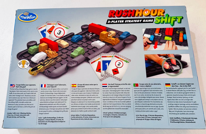 Rush Hours By ThinkFun Kids Games Math Game Board Games for Kids 8yrs+