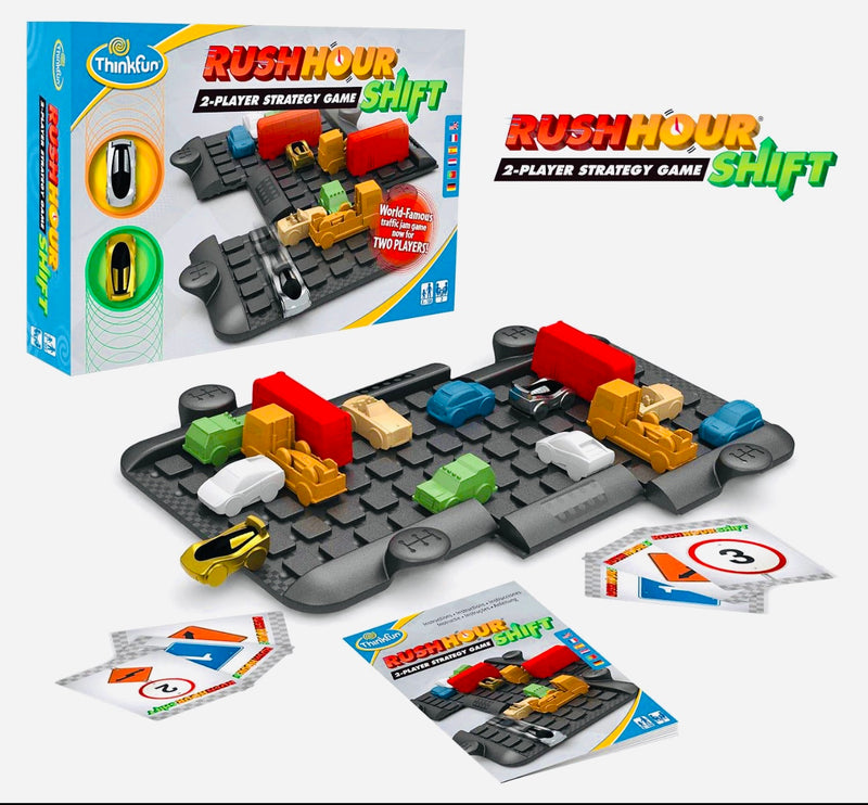 Rush Hours By ThinkFun Kids Games Math Game Board Games for Kids 8yrs+