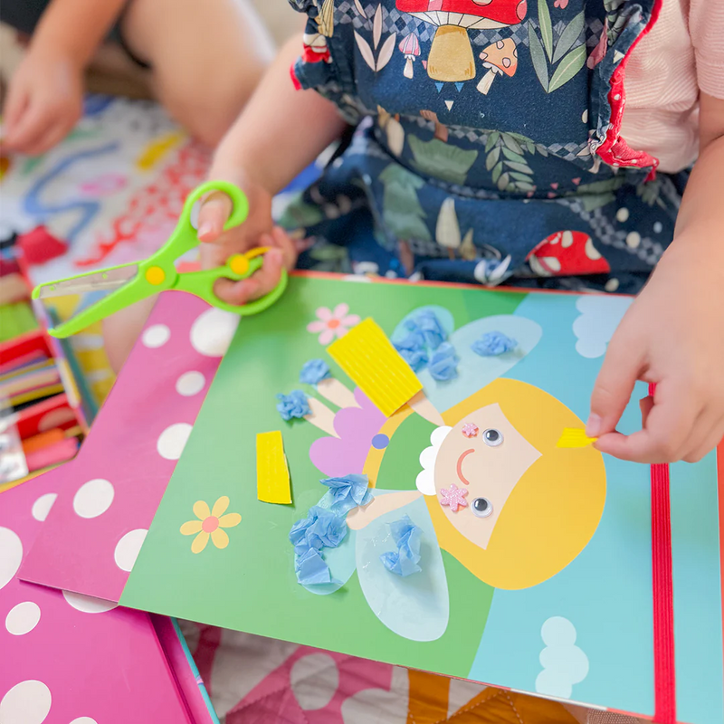 My Creative Box Unicorn and Fairy Collage Sensory Activity Box Art and Craft for Kids Unicorn Toys Fairy Unicorn and Castle Theme 3yrs+