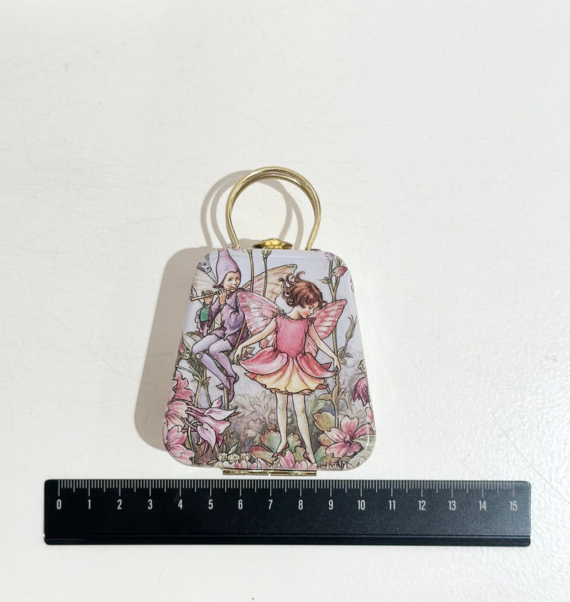 Flower Fairies Mini Tin Handbag with Handle 6.5x 6.6x 3.4 (LWH) Best Seller Fairy Unicorn and Castle Theme Most Loved in Store 3yrs+