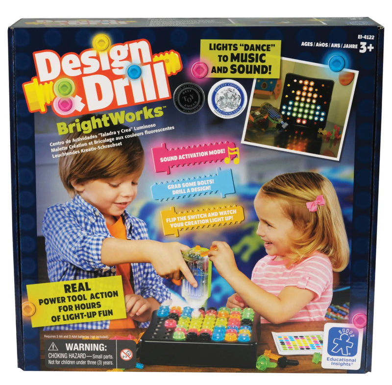 Design & Drill® BrightWorks™ STEM Learning with Toy Drill for 3yrs+