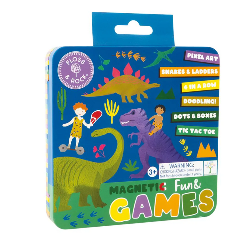 Floss & Rock Magnetic Fun & Games Dinosaur Travel Toys 3yrs+
