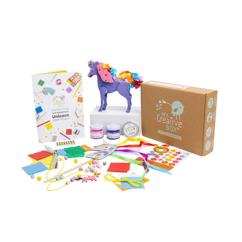 My Creative Box Unicorn Mini Creative Kit Art and Craft for Kids Unicorn Toys Best Seller Fairy Unicorn and Castle Theme Most Loved in Store for 3yrs+