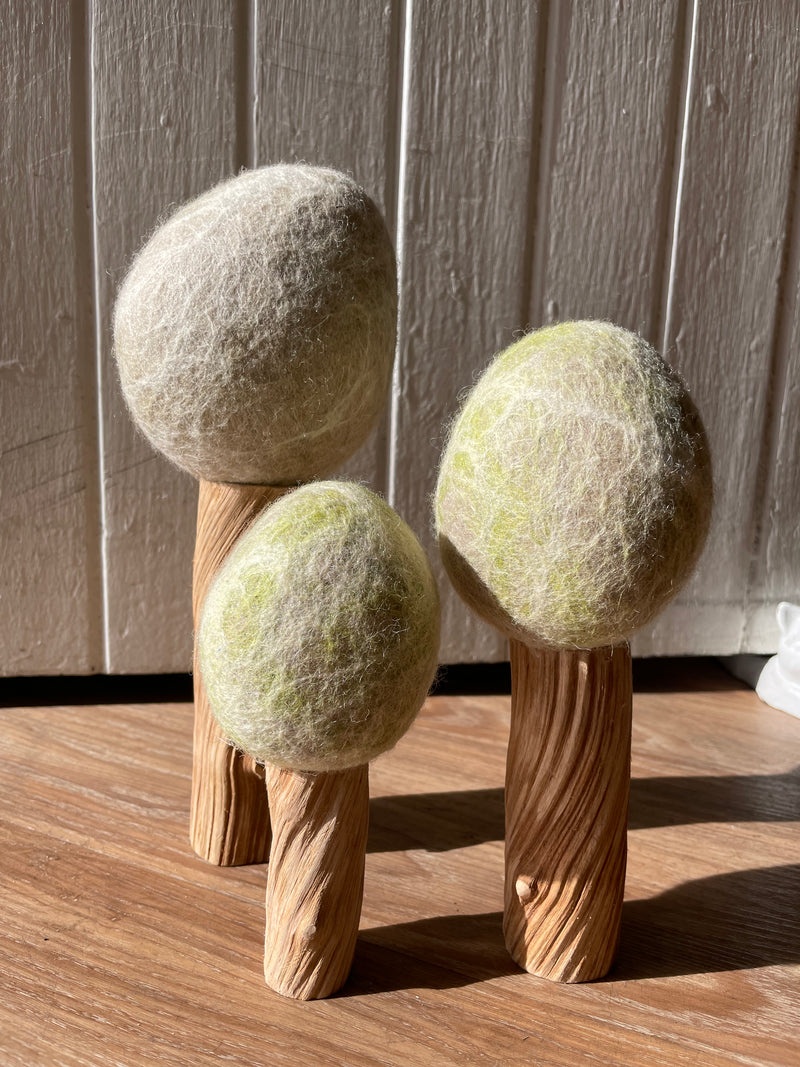 Papoose Felt Winter Four Season Trees Set of 3 Pretend & Imaginative Play Toys 3yrs+