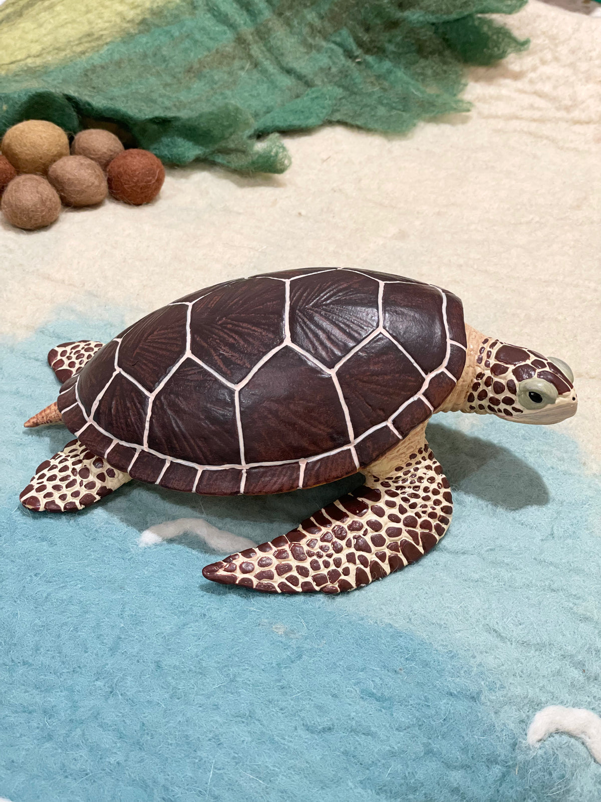 Simone's Turtle Collection Sea Turtle Figurine by Safari Ltd Extra Large Sea Life Collection Incr ...