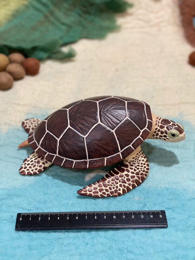 Simone's Turtle Collection Sea Turtle Figurine by Safari Ltd Extra Large Sea Life Collection Incr ...