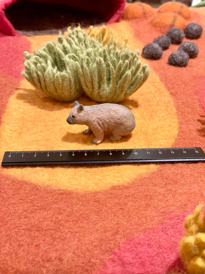 Wombat Figurine by Safari Ltd Australian Collection Animal Figurines 3yrs+