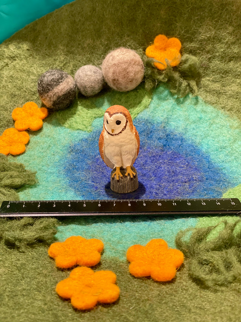 Barn Owl Figurine by Safari Ltd Woodland Collection Animal Figurines 3yrs+