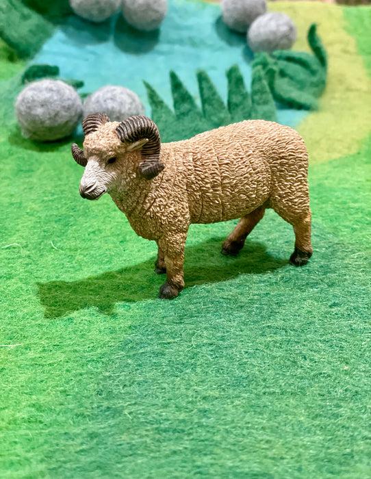 Ram Figurine by Safari Ltd Farm Collection Animal Figurines 3yrs+