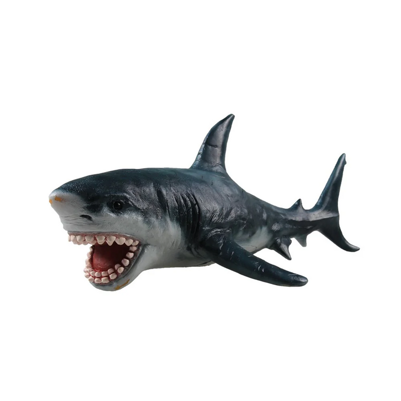 Great White Shark Soft Replica Figurine Ocean Series by Recur Toys 3yrs+