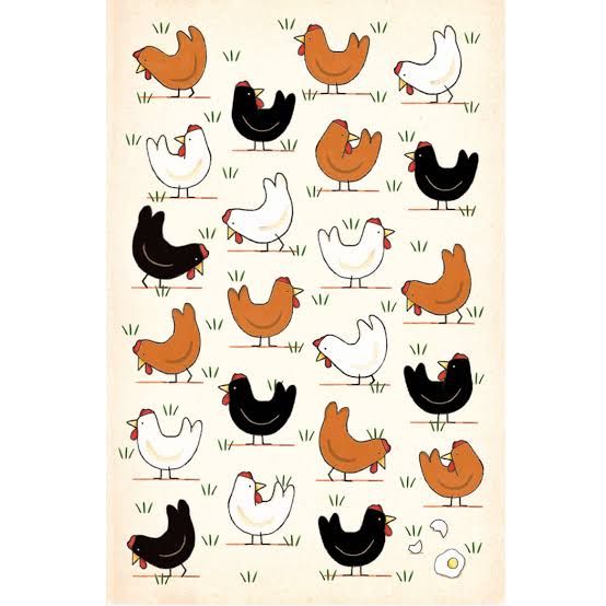 Free Range Eggs Greeting Card by Red Tractor Designs Birthday card