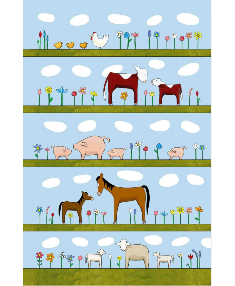 Maternal Instinct Greeting Cards by Red Tractor Designs Birthday card