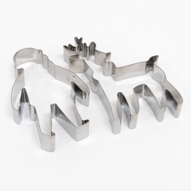 Santa and Reindeer Christmas Cookie Cutters Pack of 2 Gift Idea Christmas Range