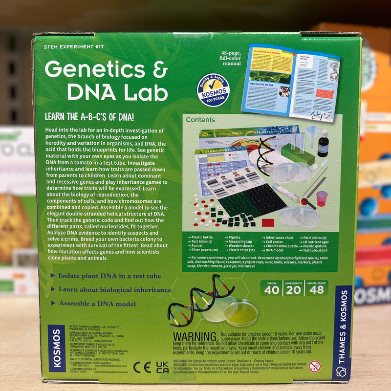 Genetics and DNA Lab Kit by Thames & Kosmos  Early Science STEM Toys Gifting Idea for 10yrs+