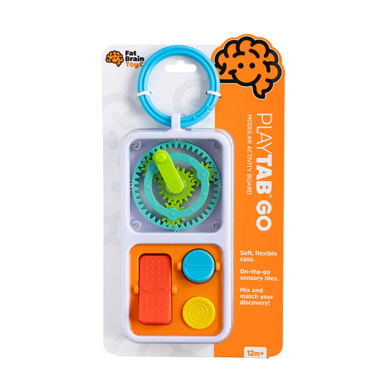 PlayTab Go Sensory Tiles by Fat Brain Toys Motor Skills Developmental Toys for Toddlers Best Seller 12m+