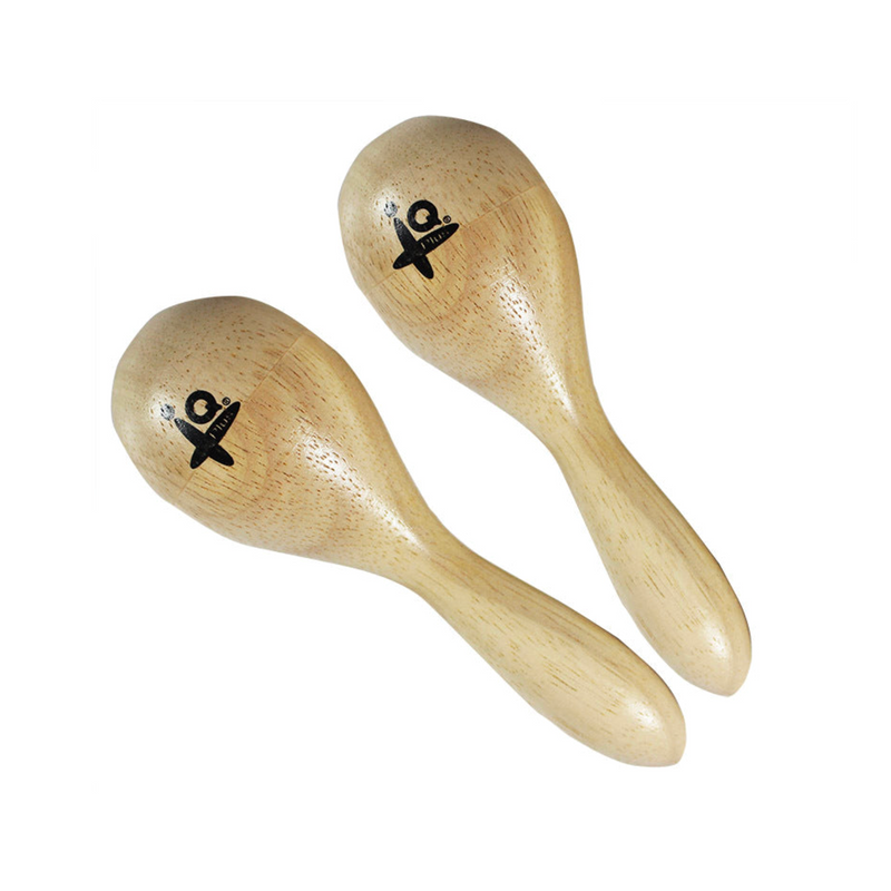 IQ Plus Wooden Maracas 2pcs 13cm Musical Intruments for Kids 3yrs+