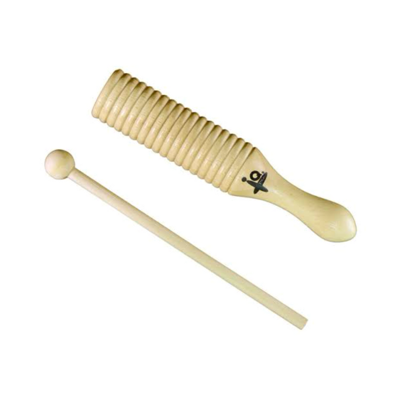 IQ Plus Guiro Tone Block 19cm Musical Intruments for Kids 3yrs+