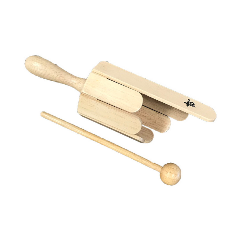 IQ Plus Stir Drum / Multi-Tone Wood Block 25cm Musical Intruments for Kids 3yrs+