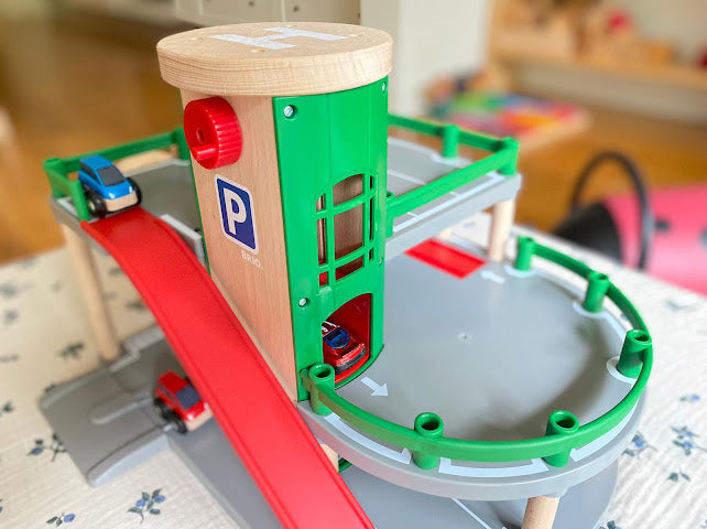 BRIO Parking Garage 7 Pieces Set Wooden toy car garage Best Seller Most Loved in Store 3yrs+