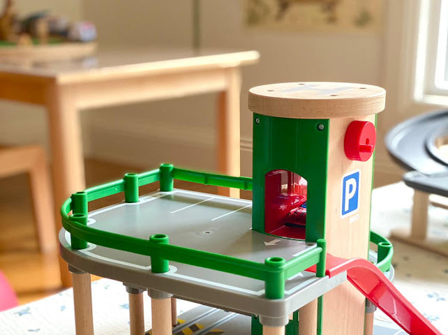 BRIO Parking Garage 7 Pieces Set Wooden toy car garage Best Seller Most Loved in Store 3yrs+
