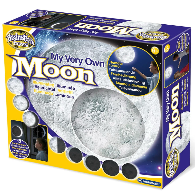 Brainstorm Toys My Very Own Moon Remote Control Light-Up Lunar Phases STEM Toys for 6yrs+